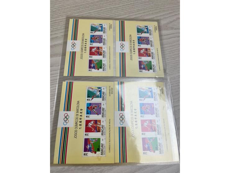 including Medicinal Plants, Butterflies, Grand Prix, Centenary of Macau Stamp and many others. With many duplicates. Mostly t